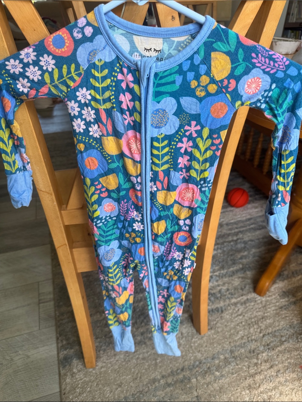 Little Sleepies Floral Zippy 12-18 Months